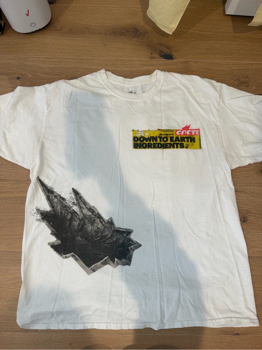 Cactus Jack by Travis Scott Down To Earth Ingredients Graphic Tee - White